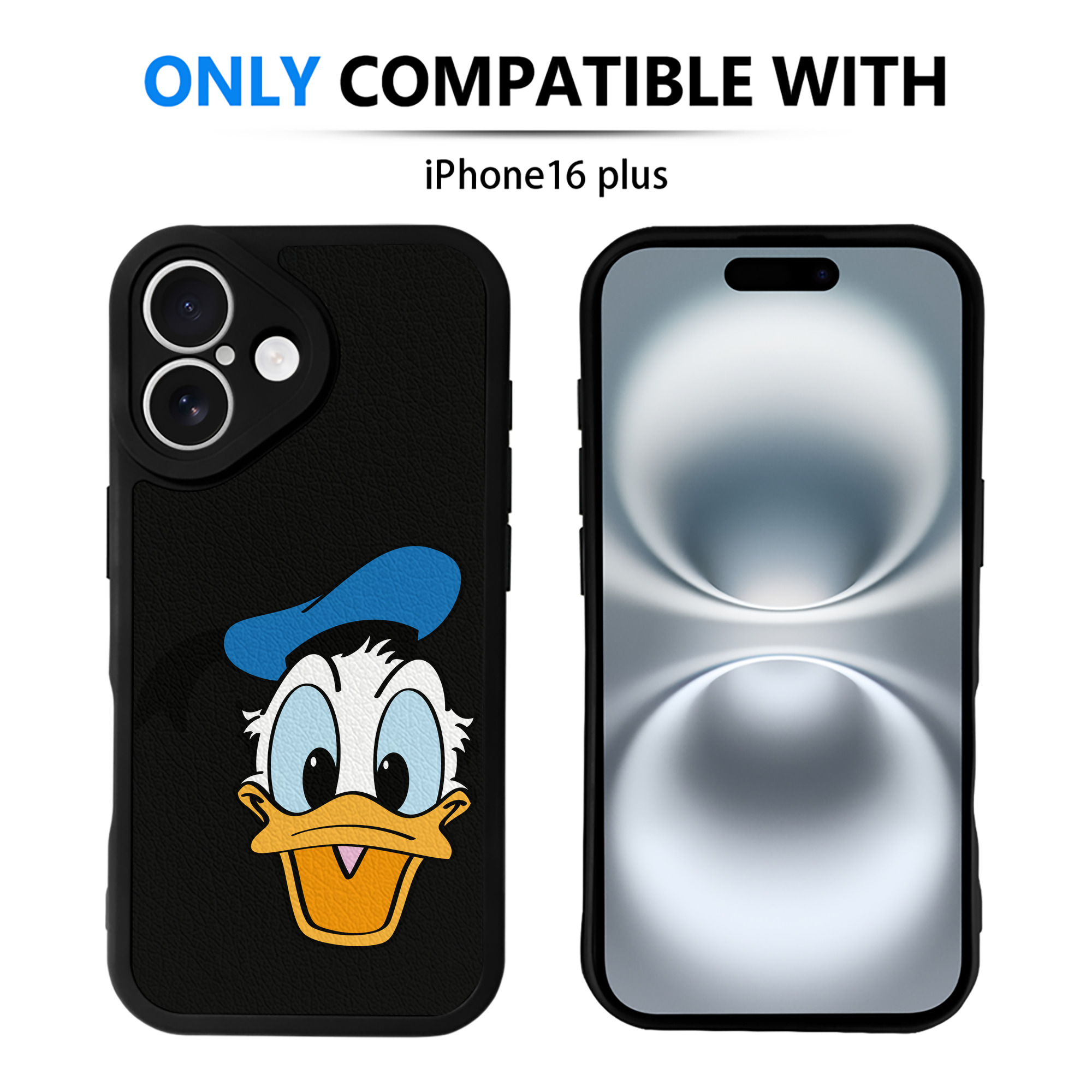 （画像用） ミッキーマウス Mickey Mouse 【iPhone 16シリーズ対応】シリコンスマホケース（レザー調） 材質：シリコン